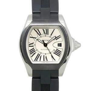 Cartier Roadster S LM W6206018 Men's Watch with Date Display, Silver, Automatic